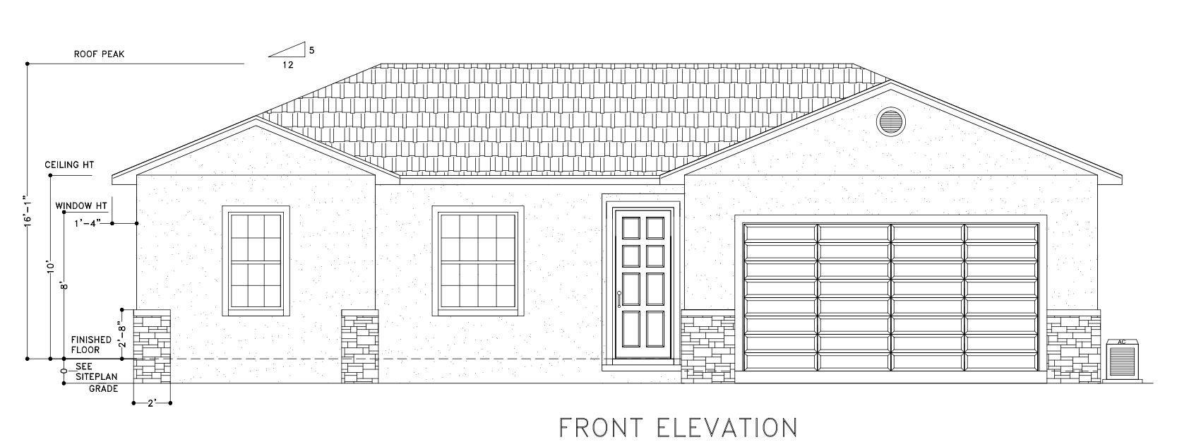 Redington 4 front elevation